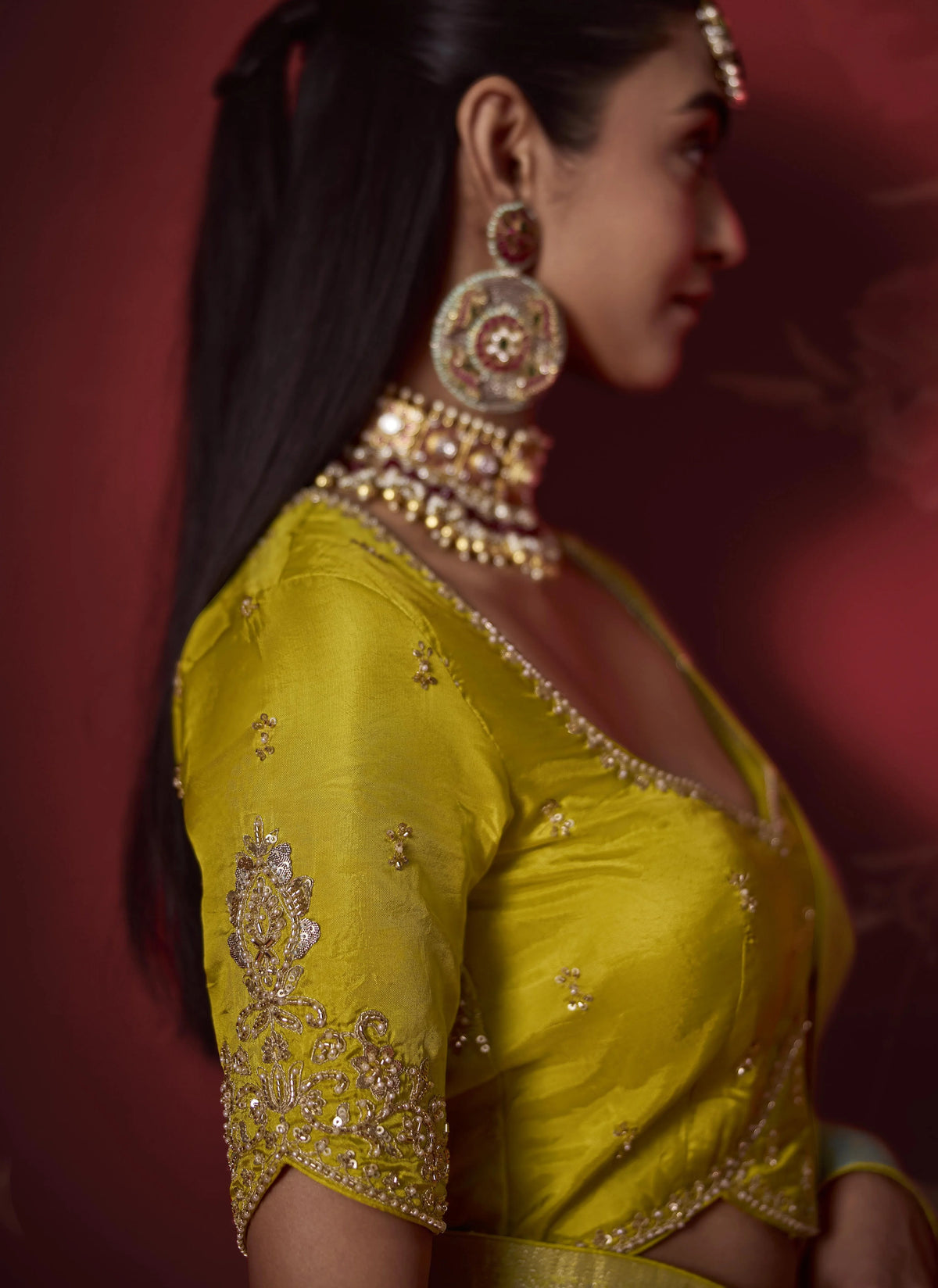 Dola Crape Soft Silk Mustard Party Wear Zari Weaving Sarees