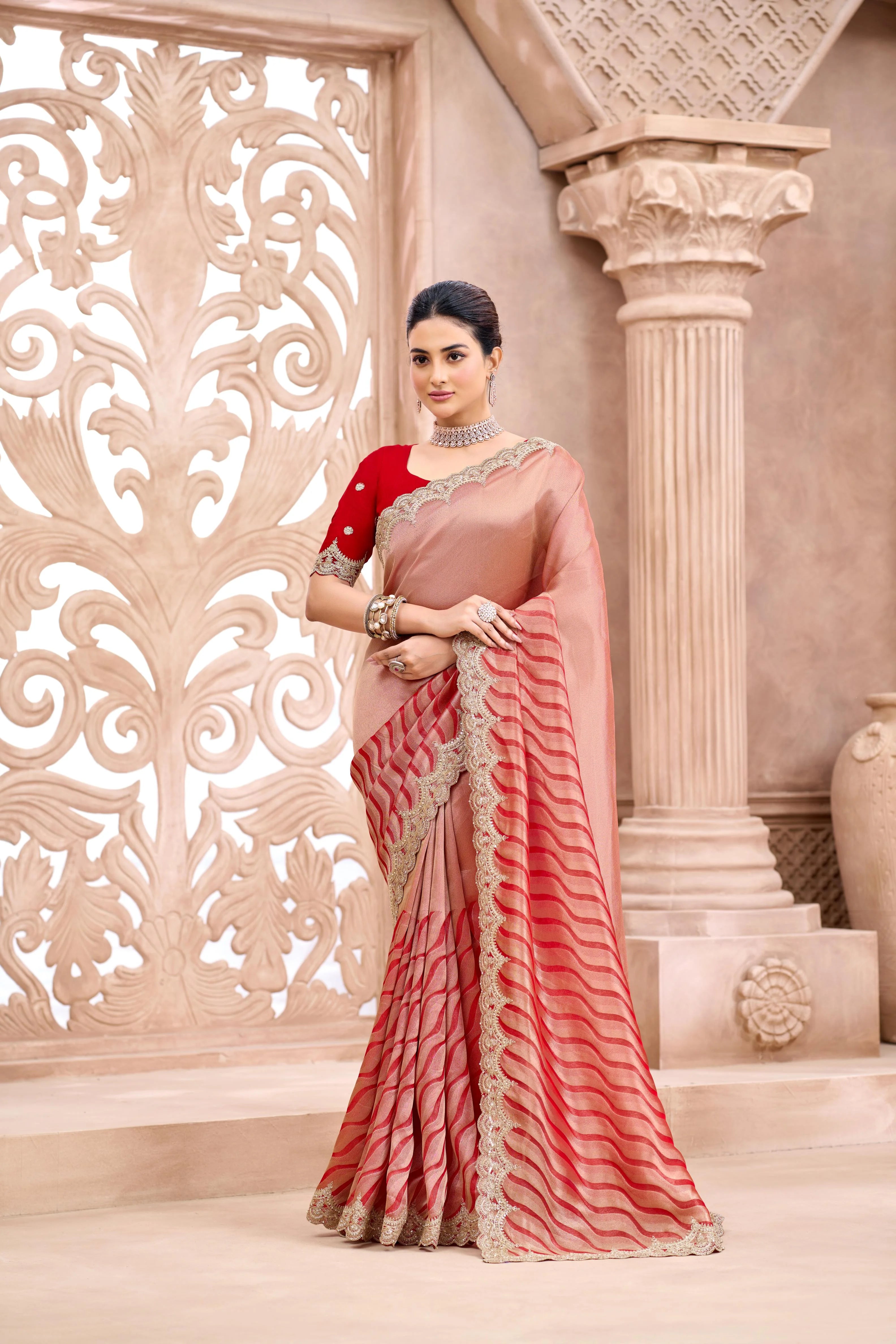 Luxurious Viscose Party Wear With Embroidery Sarees