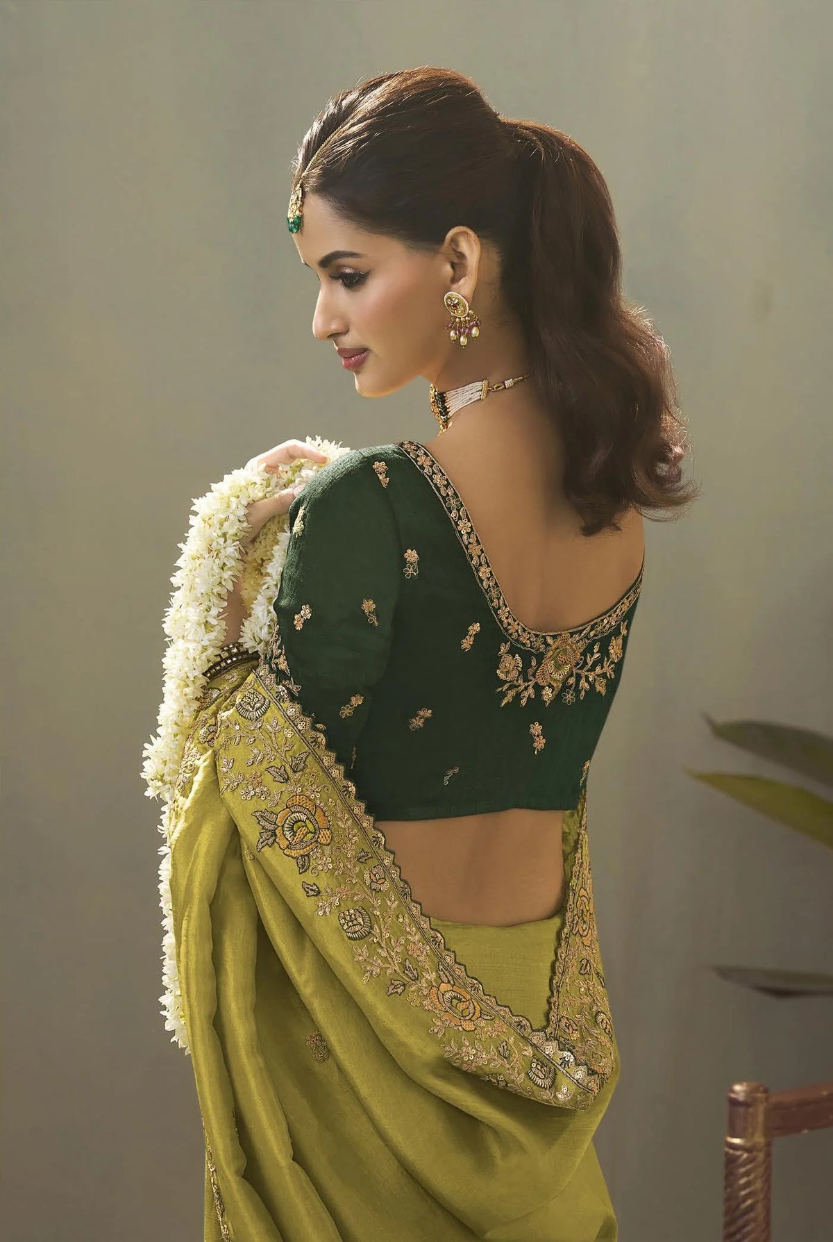 Uppada Silk Weaving Parrot Party Wear Sarees