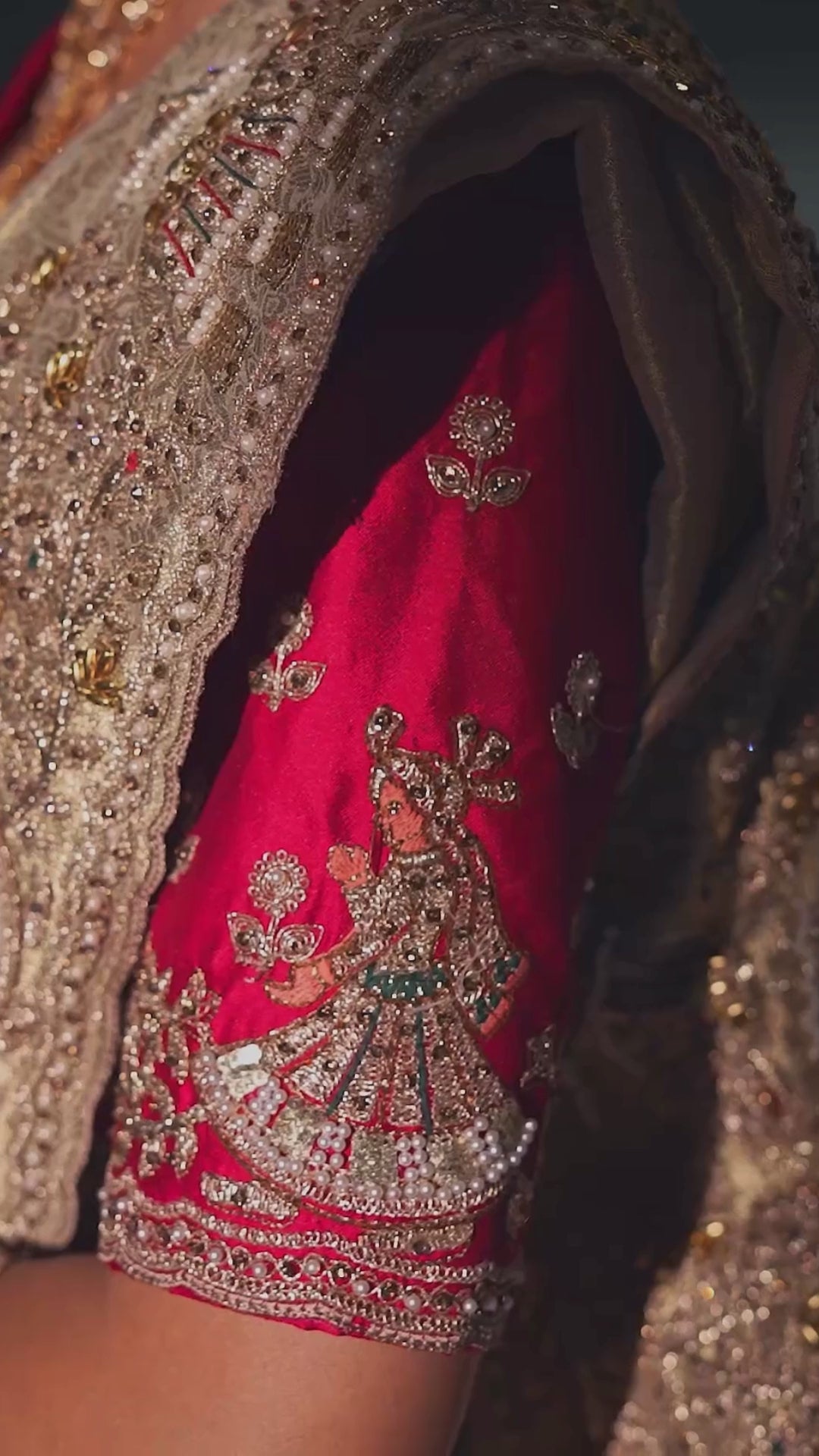 Kanjivaram Silk Beige Wedding Wear With Heavy Work Saree