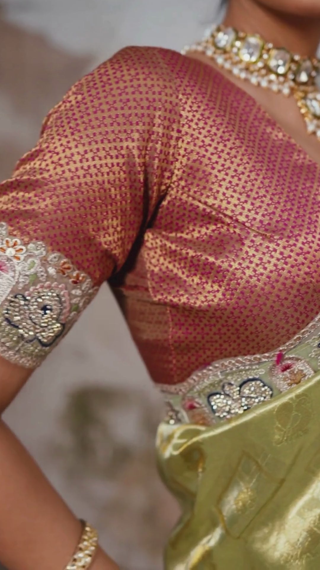 Banarasi Jacquard Silk Parrot Festival Wear Saree