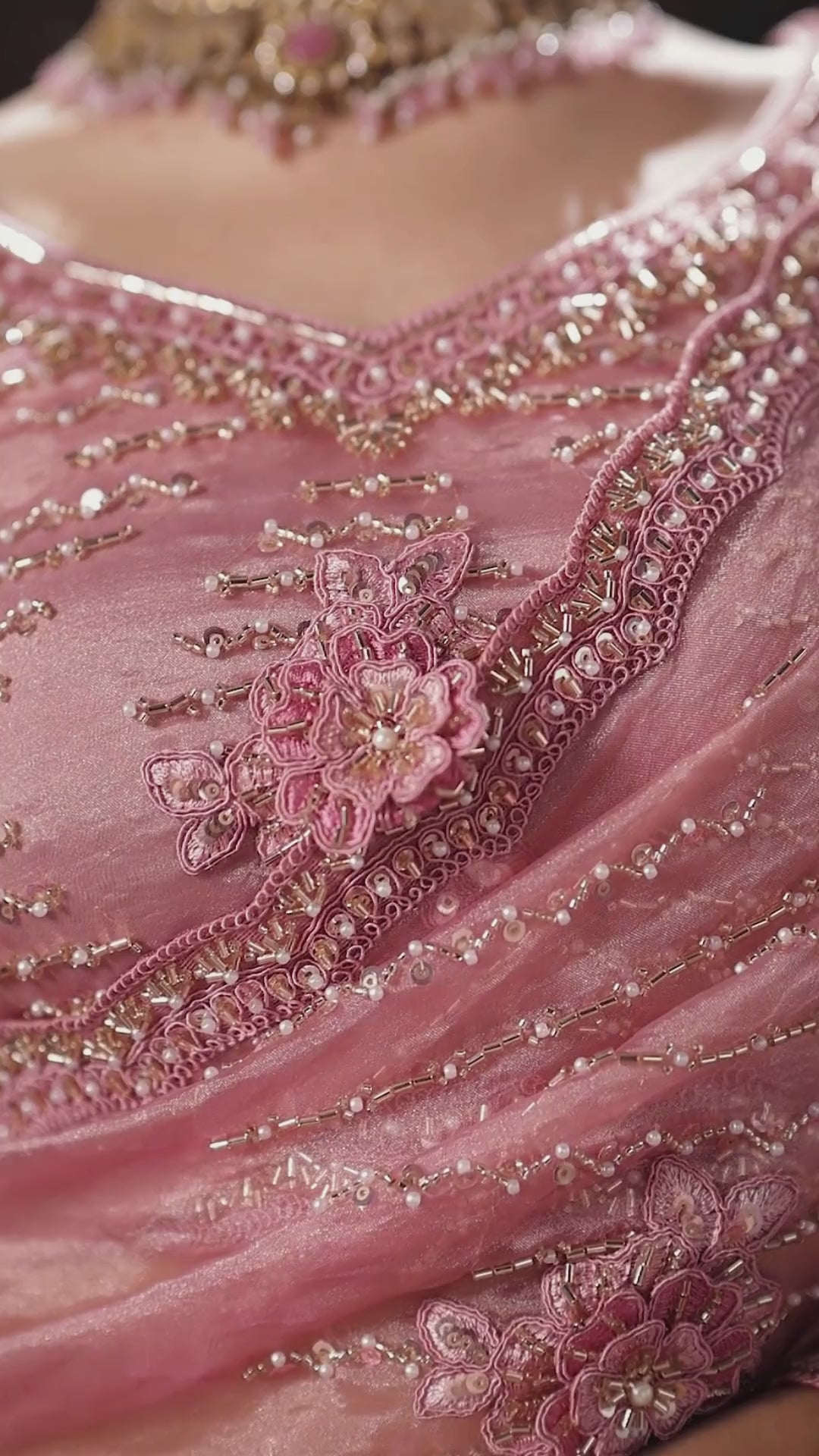 Bala Silk Pink Festive Wear Heavy Work Sarees